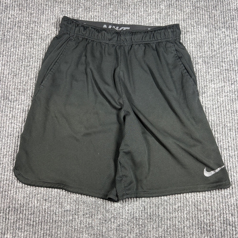 Nike Shorts Men's S Dri-Fit Mesh Athletic Training Black Sportswear 890811-010